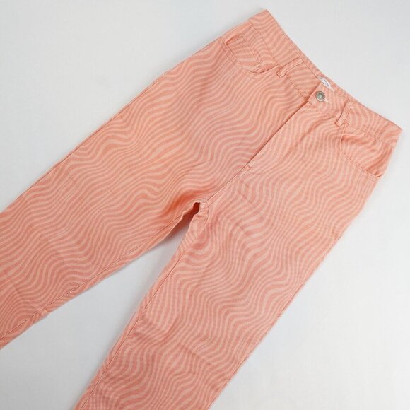 Peppermayo Pink Wave Electric Avenue Straight Leg Pants - US 2 - NWT - Picture 3 of 9